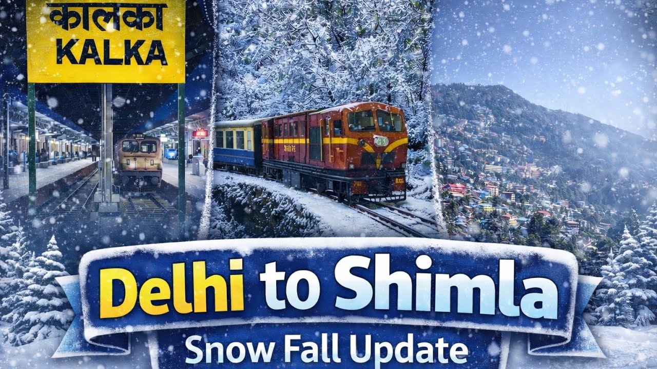 Delhi To Shimla By Train|Kalka To Shimla Toy Train|Shimla Toy Train|Shivalik Deluxe Express