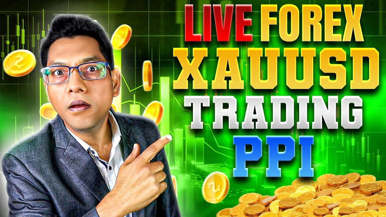 🔴LIVE XAUUSD and FOREX TRADING 1min SCALPING :  LIVE PPI TRADE SETUP