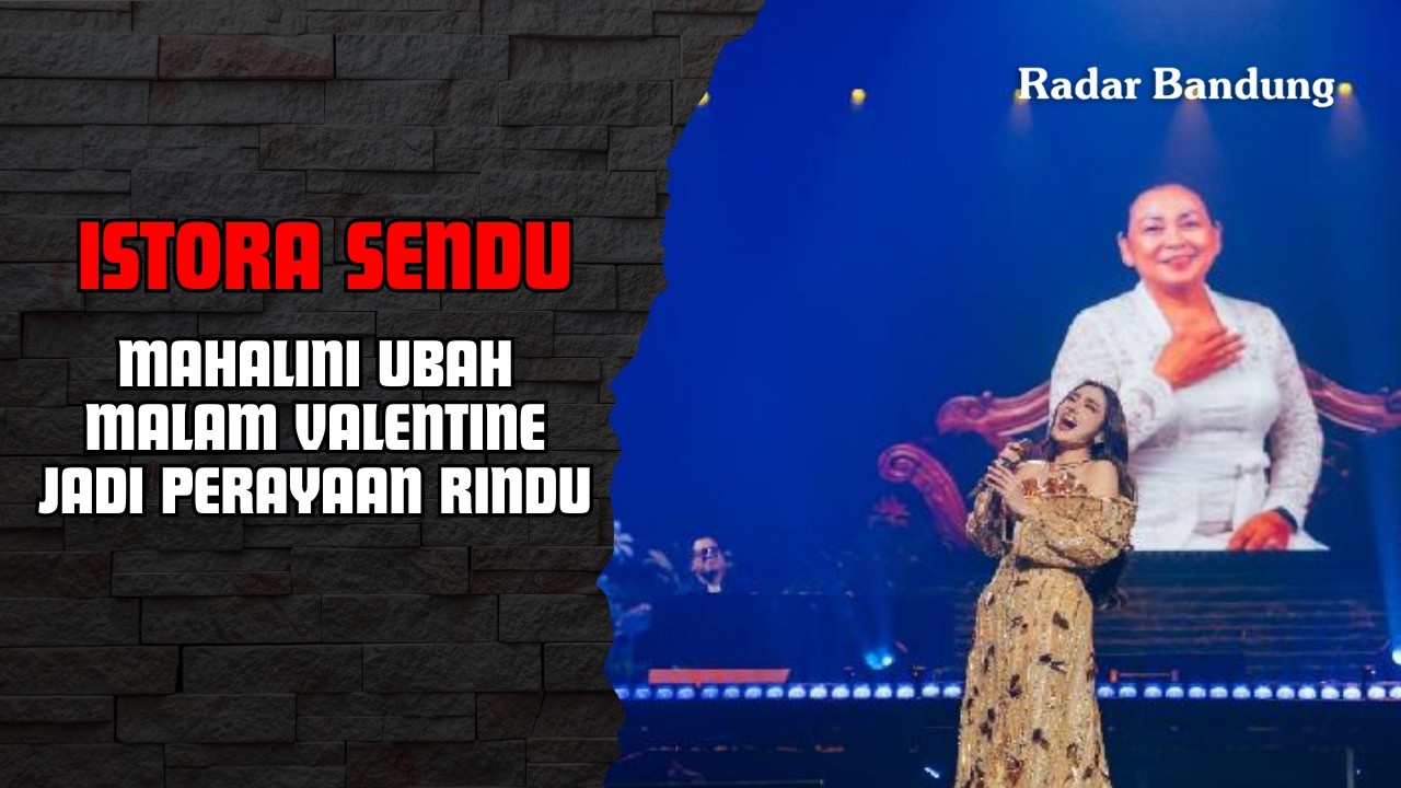Istora mendadak sendu! Mahalini ubah malam valentine jadi perayaan rindu untuk mendiang ibu