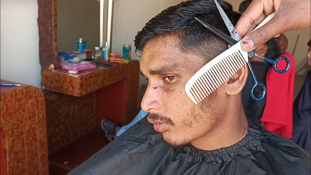 Super relaxingASMR💈 haircut old friend Barber service 🤼ASMR✂️ZAHID