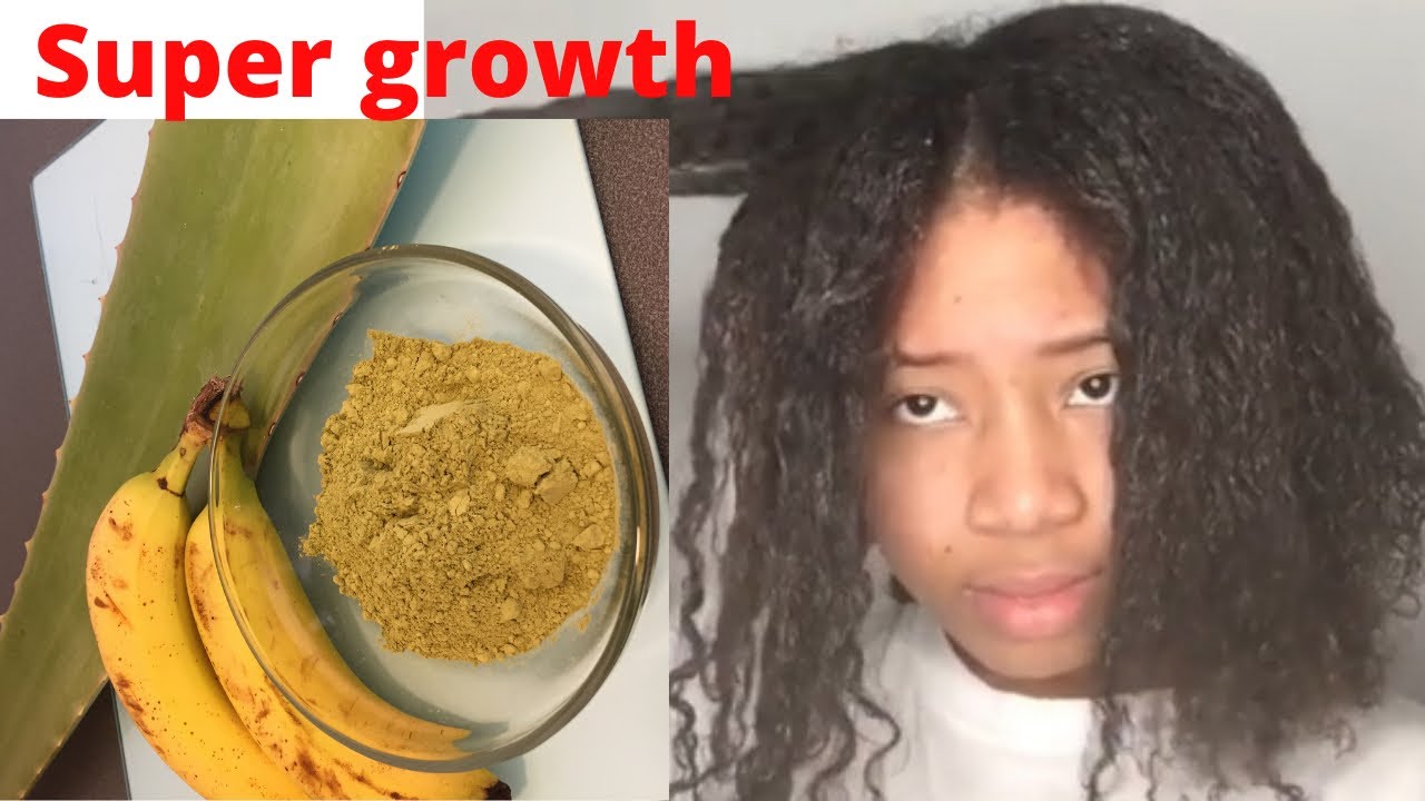 ALOE VERA , MORINGA & BANANA HAIR MASK FOR UNSTOPPABLE HAIR GROWTH!