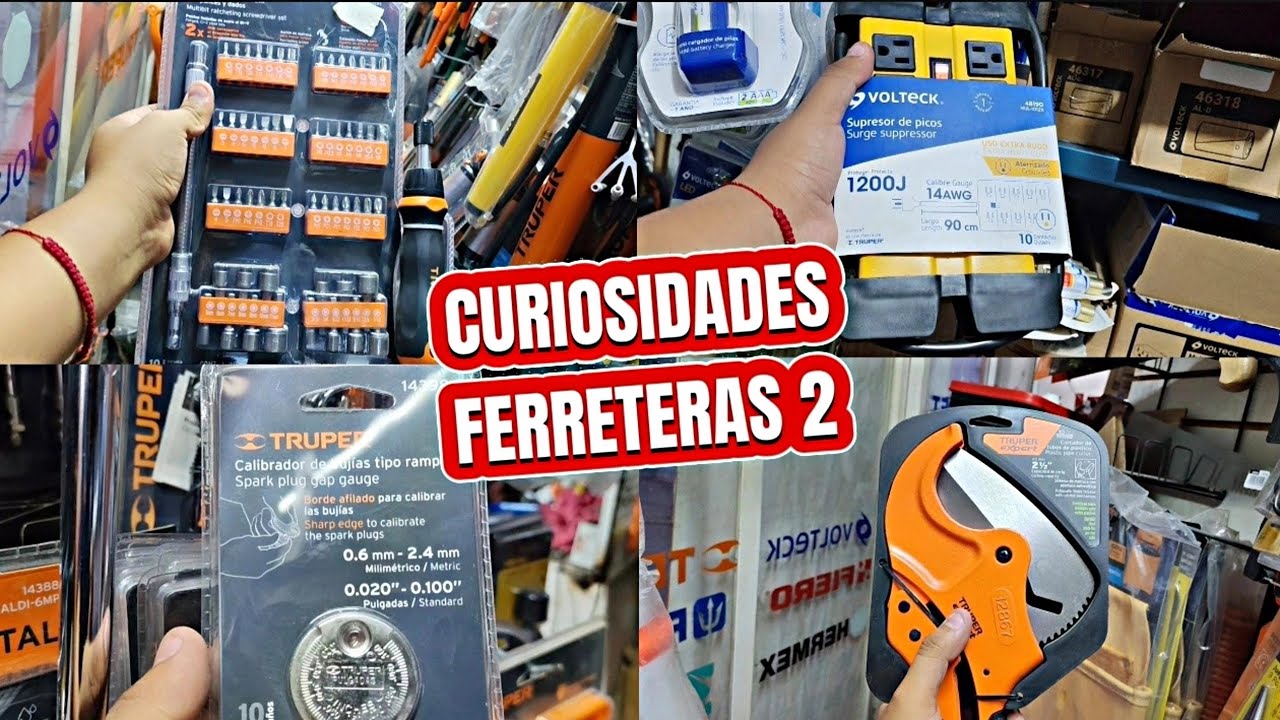 CURIOSIDADES FERRETERAS 2... Ve estas herramientas.. 🛠️