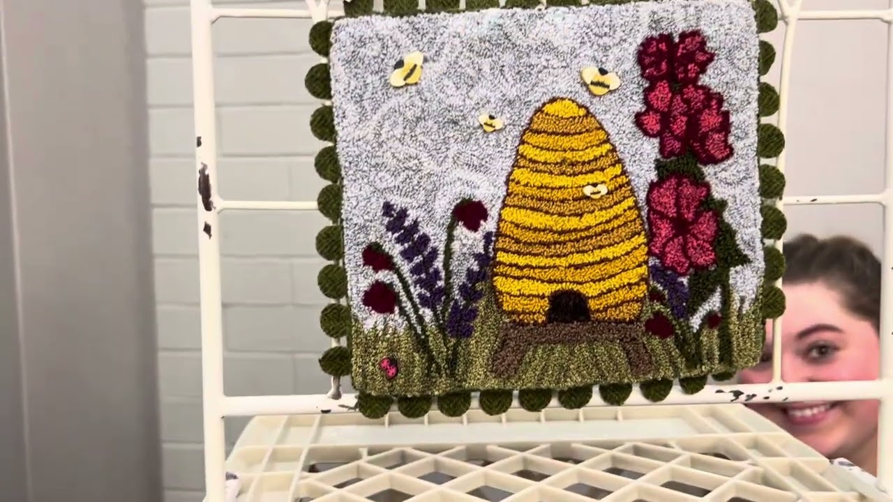Stitch West Spring 2025 - Brag table, vendors and stitchers