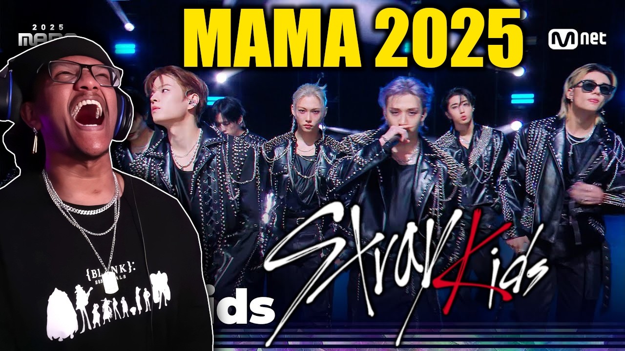 Реакция на потрясающее выступление Stray Kids на MAMA 2025 (смотрю впервые)