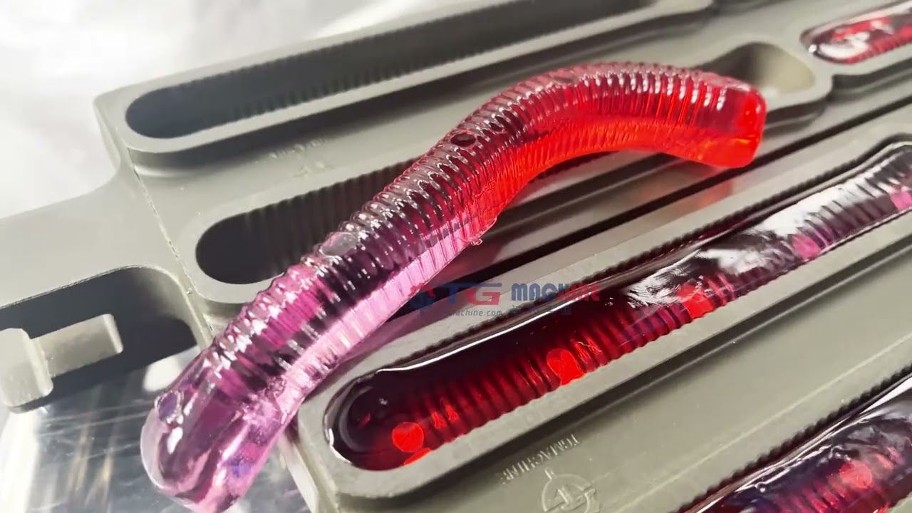 Semi auto cube bear worm gummy production line