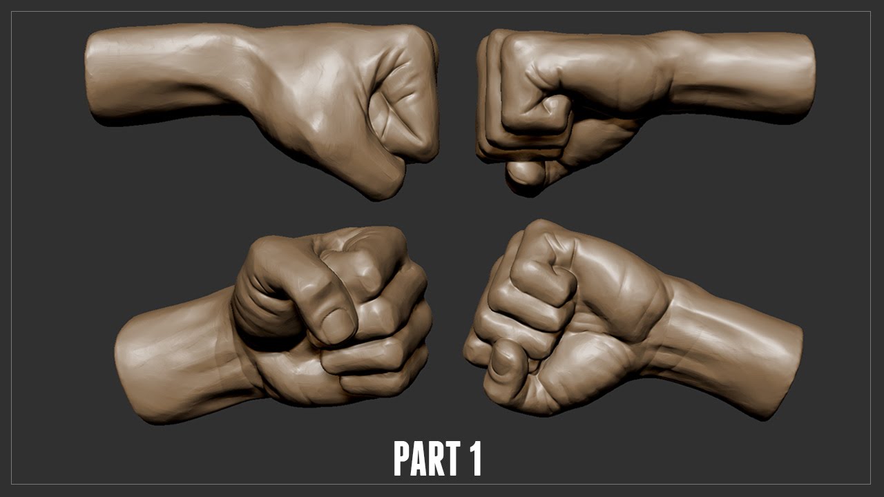 Sculpting A Fist in Zbrush - Part 1