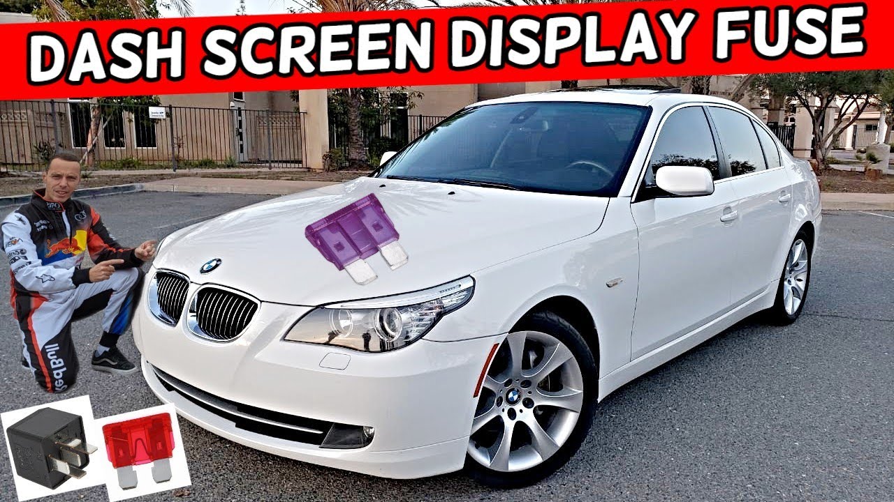BMW E60 E61 DASH SCREEN DISPLAY FUSE 525i 528i 530i 535i 540i 550i 520i 523i 520d 525d 530d 535d