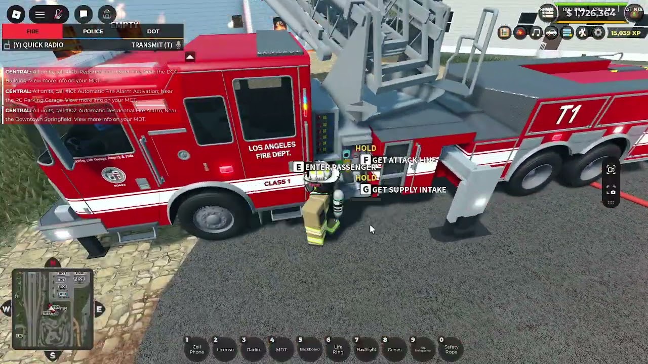 LAFD show case