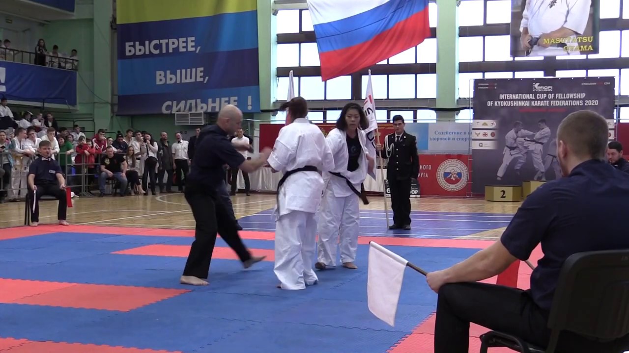 Поединок Михайлова Маргарита - Аири Икеда (29.02.2020) #КиокушинПрофи_Кубок2020