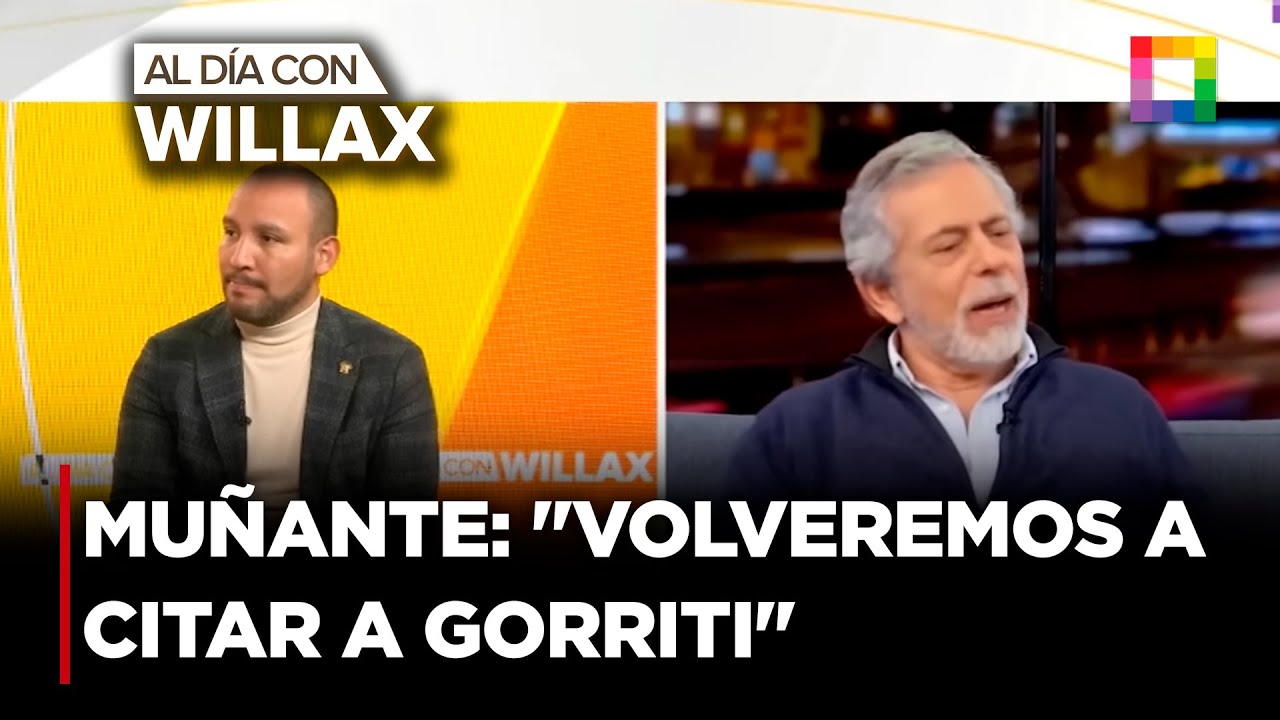 Al Día con Willax - AGO 08 - ALEJANDRO MUÑANTE: 