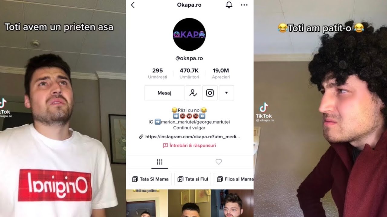 Tiktok-uri amuzante de la @okapa.ro ( dacă vreți sa mă susțineți REVOLUT : @banifaralimita )