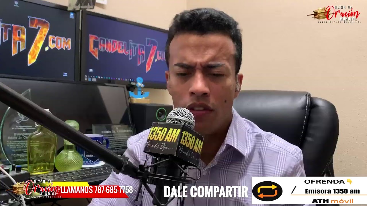 EN VIVO(Sal del Enebro y Metete en la nube)Altar de Oracion Mundial #177  Eddie rivera Candelita