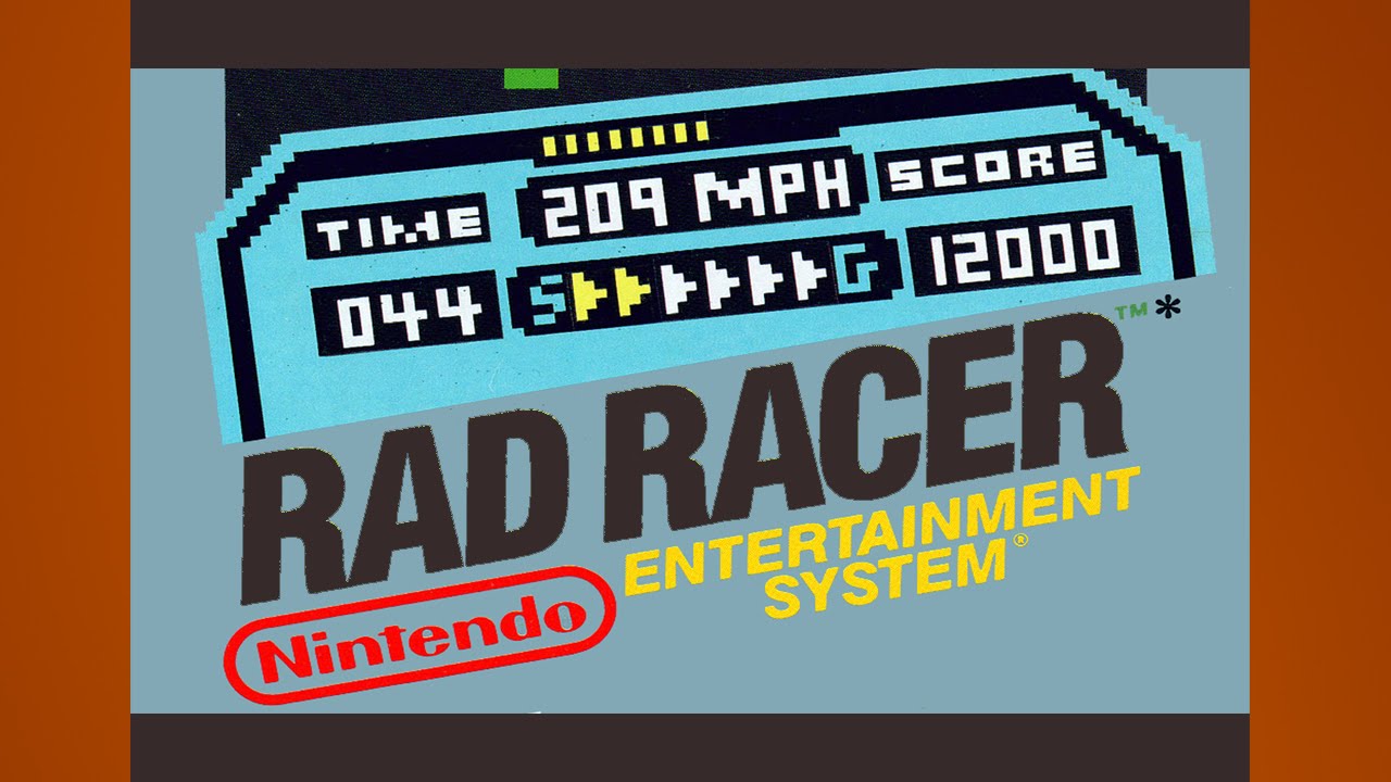 Rad Racer Gameplay NES {1080p 60fps}