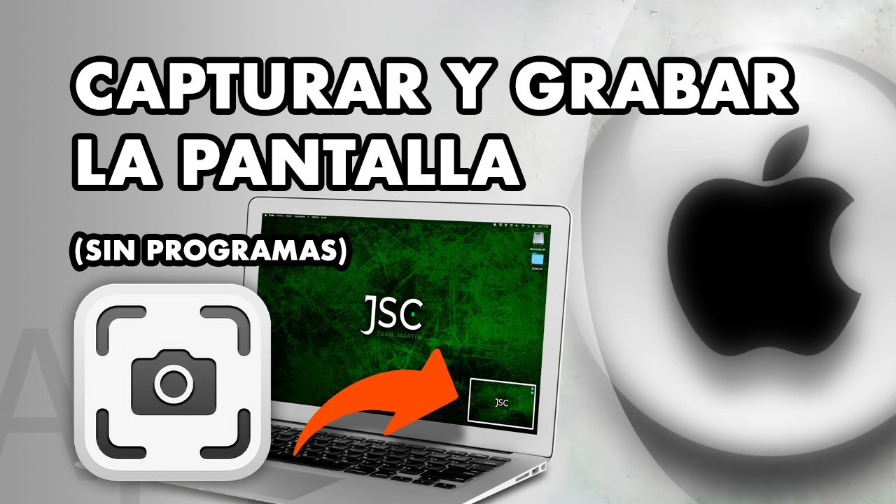 Cómo hacer capturas de pantalla y grabaciones en ordenadores Mac !SIN PROGRAMAS!