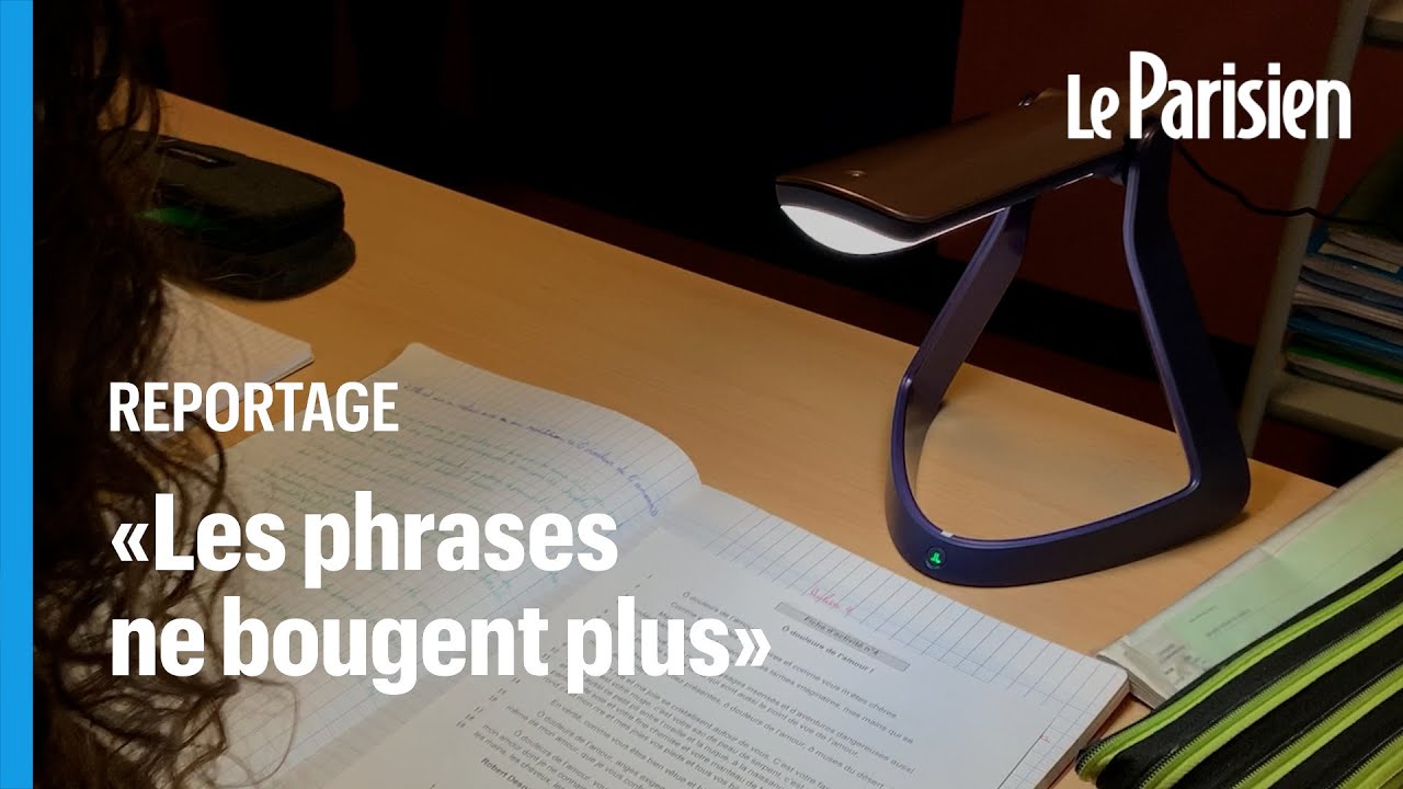 Cette lampe permet aux coll&eacute;giens dyslexiques de mieux lire