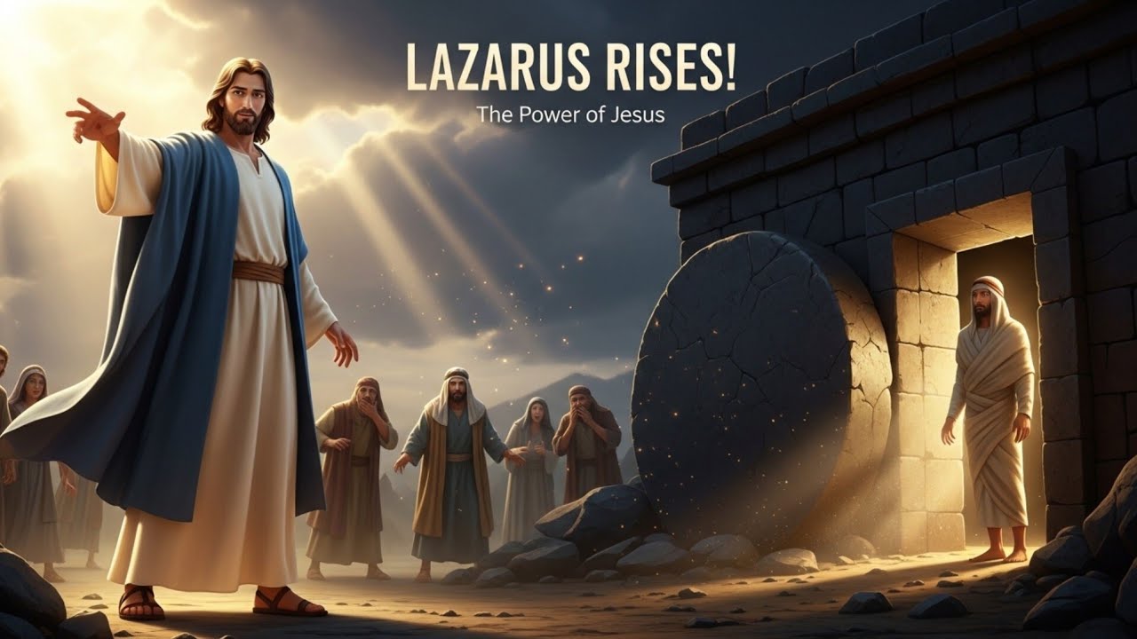 Lazarus Rises: The Day Jesus Called the Dead to Life | AI Animation Bible Story