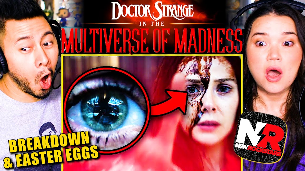 Doctor Strange 2 - NEW TRAILER BREAKDOWN, EASTER EGGS & HIDDEN DETAILS Reaction!