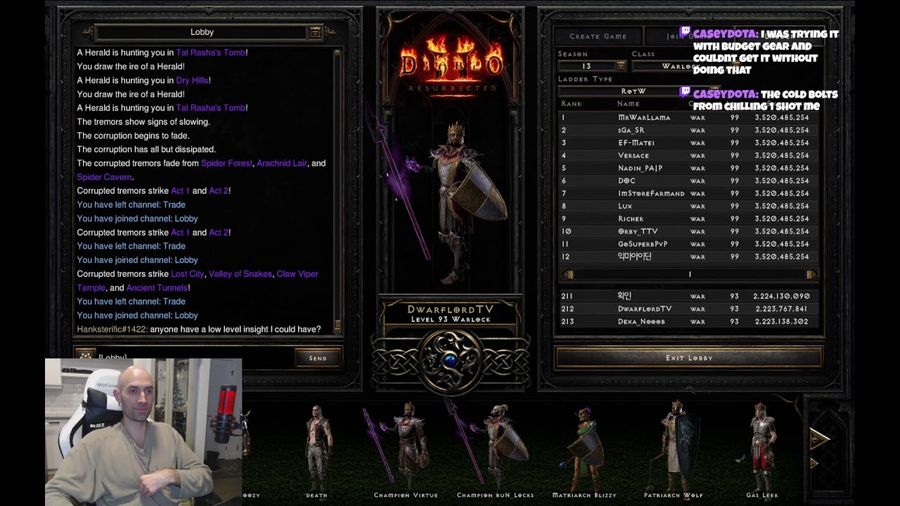 AQ40 then back to Diablo 2 Resurrected