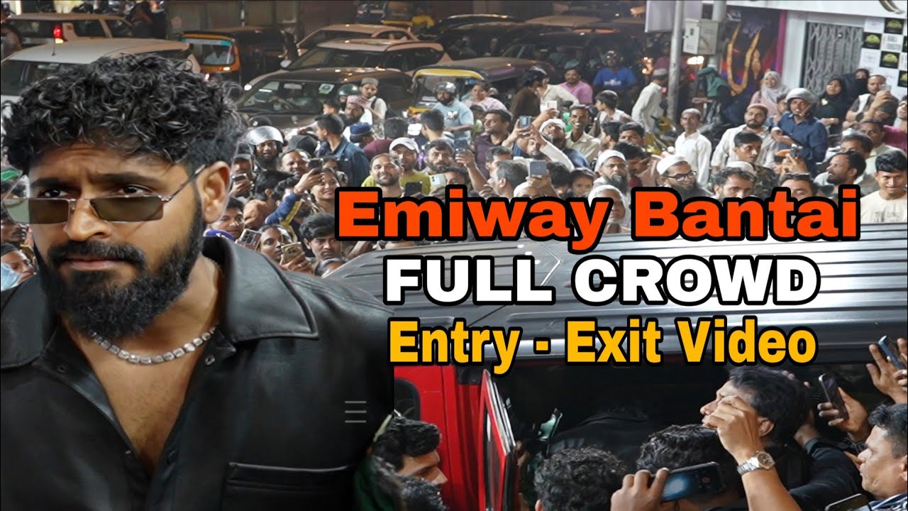 CRAZY Fan Moments With Emiway Bantai And More At Bhamla Foundation Ramadan Celebrate In Bandra 