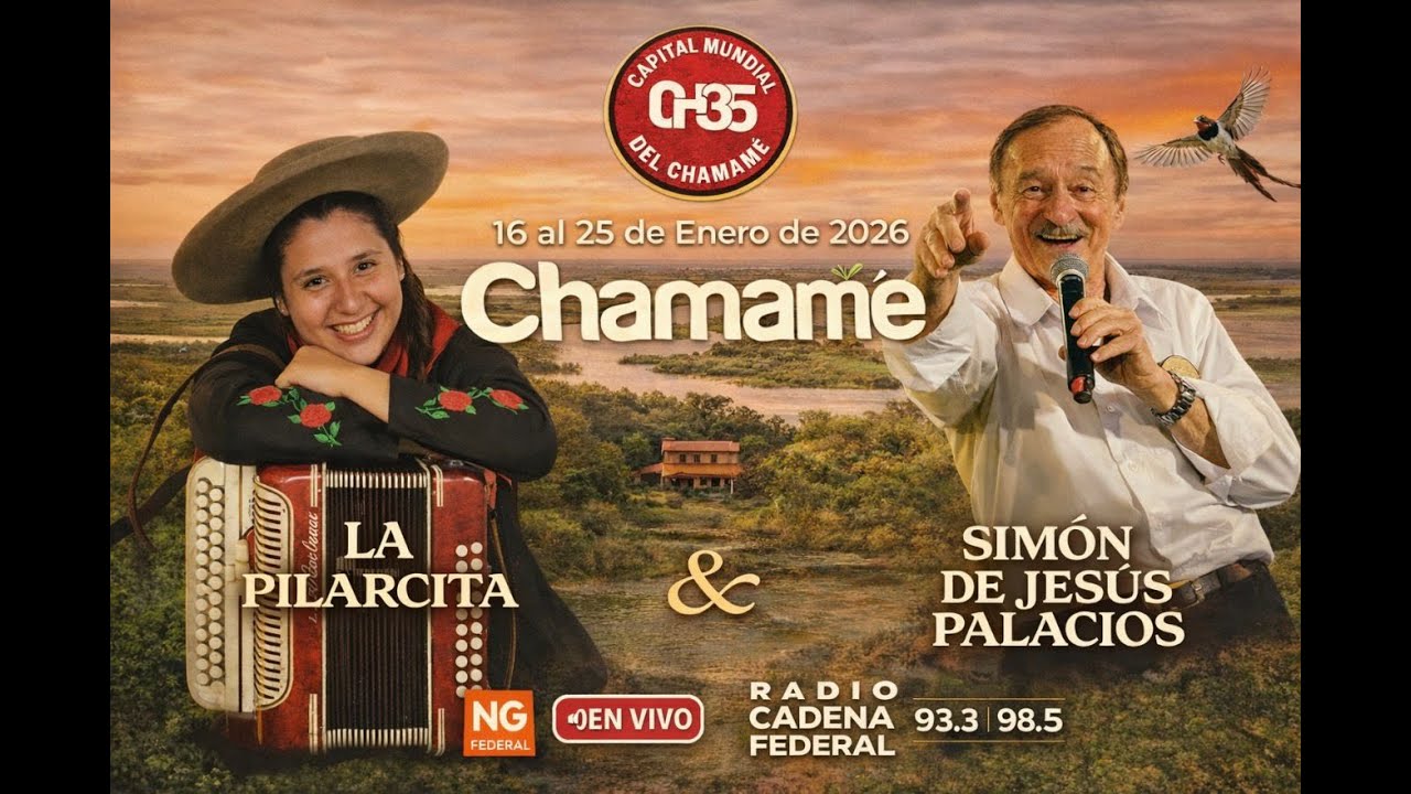 🟠EN VIVO | FIESTA NACIONAL DEL CHAMAMÉ 2026 - CUARTA NOCHE - CORRIENTES🥁🎶 HOY “LA PILARCITA”