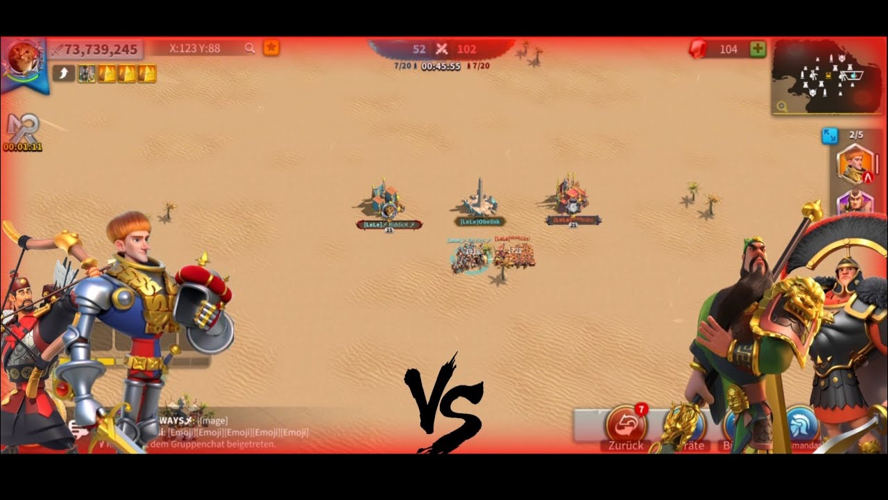 Rise of Kingdoms ~ Henry/YSG vs. Guan/Scipio
