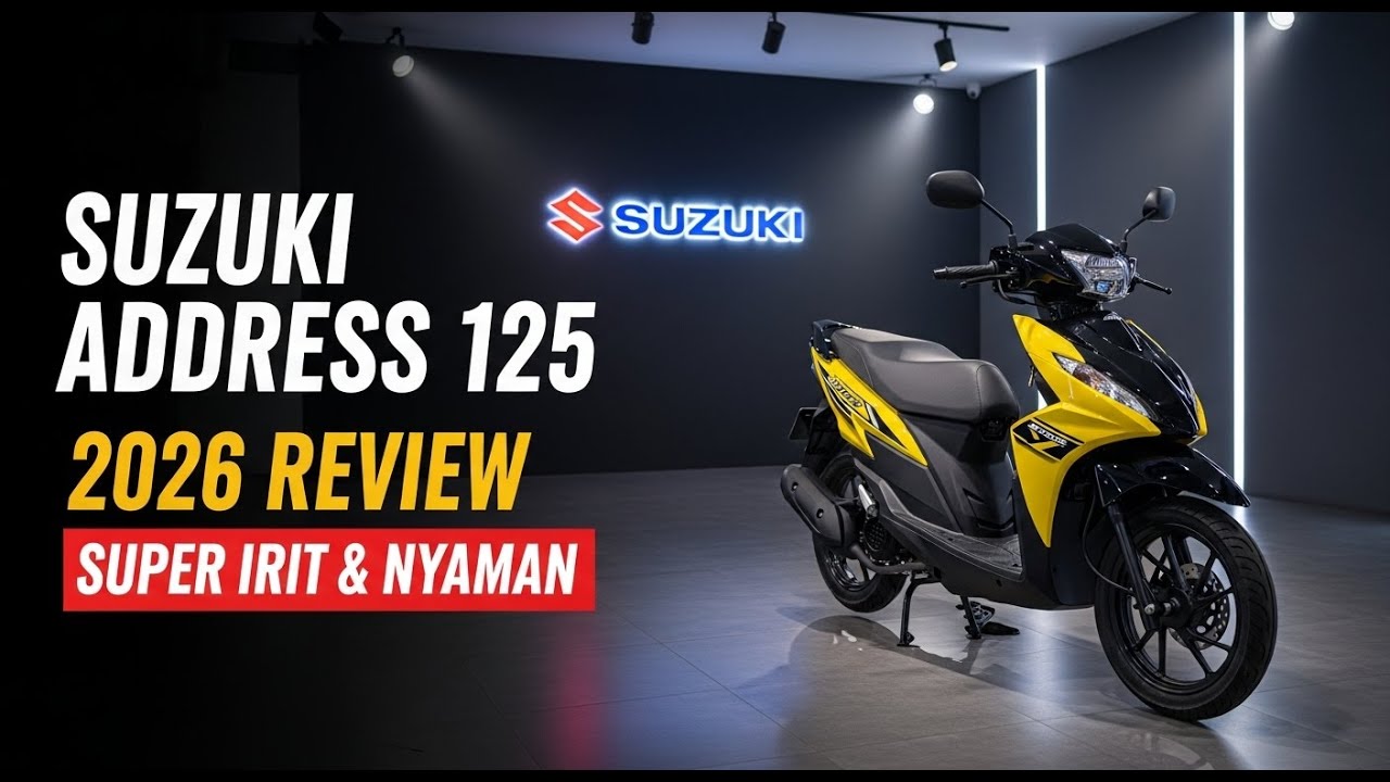 Suzuki Address 125 2026 Review Lengkap | Mesin Irit, Nyaman Harian, Harga Terbaru Indonesia