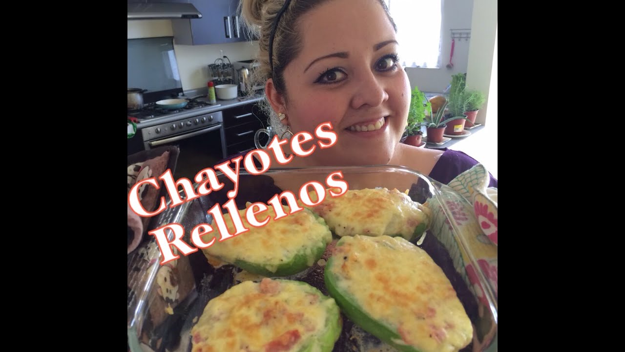 Chayotes rellenos... Épicos