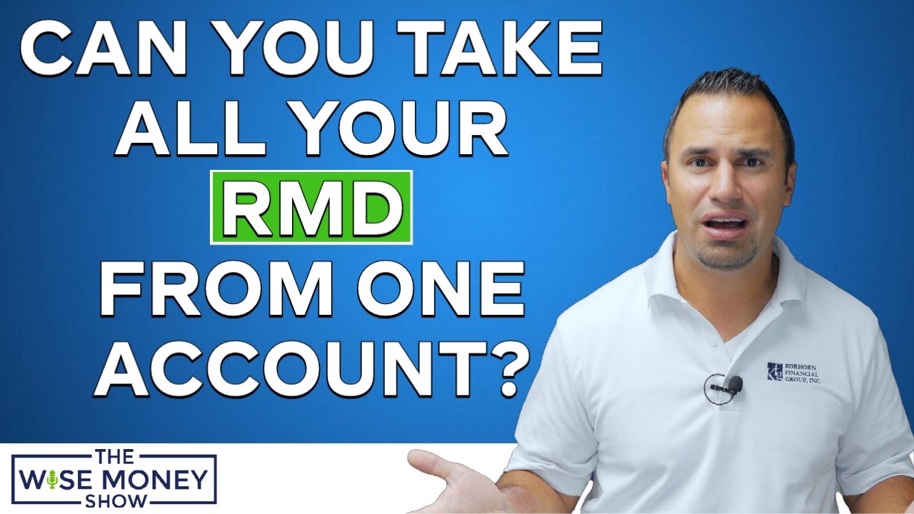 Можно ли снять все RMD с одного счета?