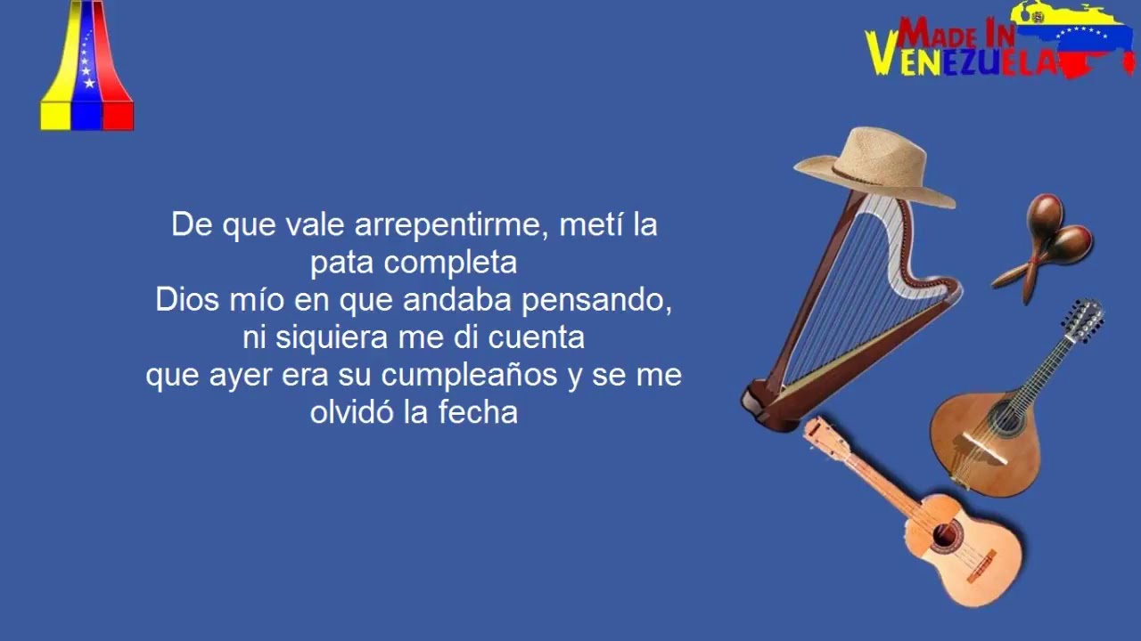 Metí La Pata Completa  - Manolo Guerrero (Letra)