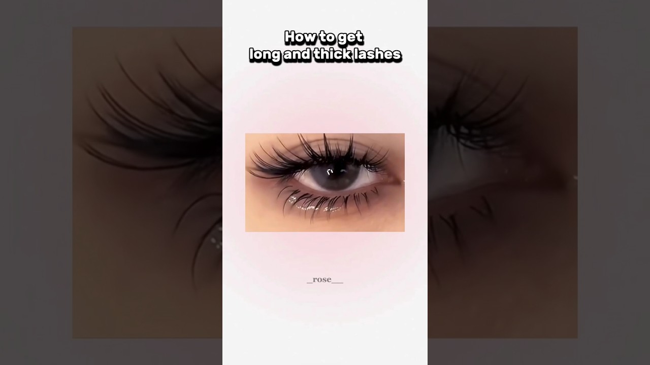 Как отрастить длинные и густые РЕСНИЦЫ 👁️
