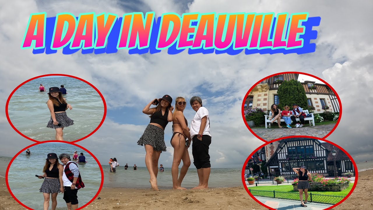 WALKING AND TOURING DEAUVILLE PLAGE (NORMANDY FRANCE)