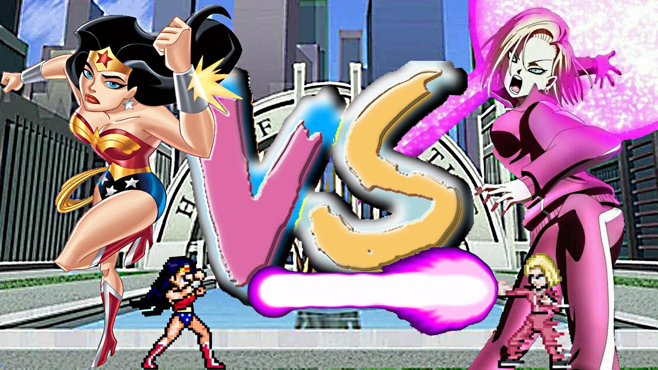 Wonder Woman Vs Android 18 (DC Comics vs Dragon Ball Super) Mugen