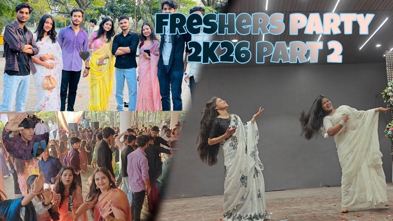 Freshers Party Part 2 🕺💃 | Dance, Masti & Crazy Moments gyanganga college jabalpur #jabalpur 