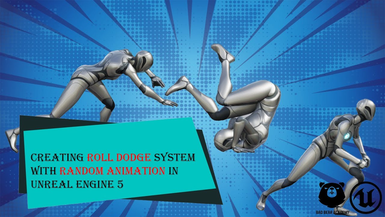 creating roll dodge system with random animation in unreal engine 5