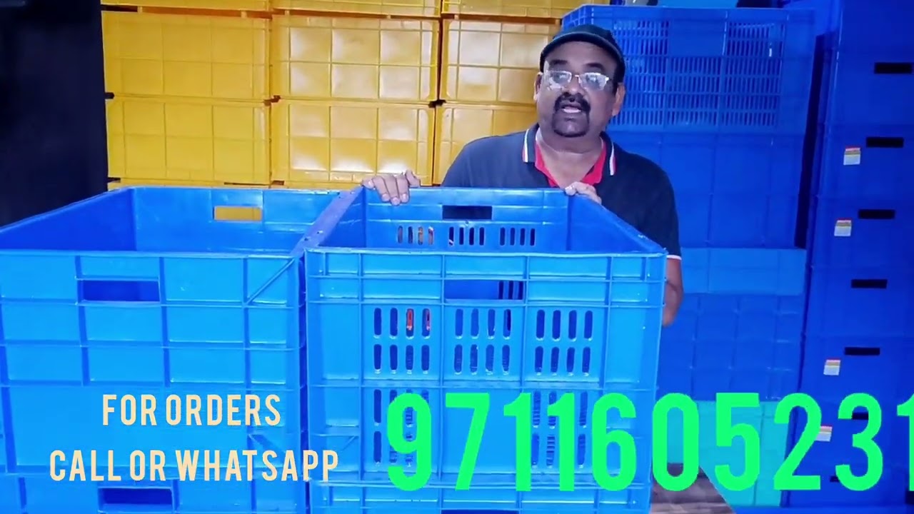 Plastic Crates 650x450 mm series| Jumbo Crates |#bestcrate #crate
