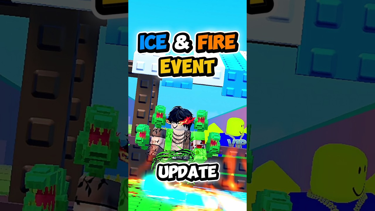 New Ice And Fire Event | Update | In Escape Tsunami For Brainrots #roblox #escapetsunamiforbrainrots