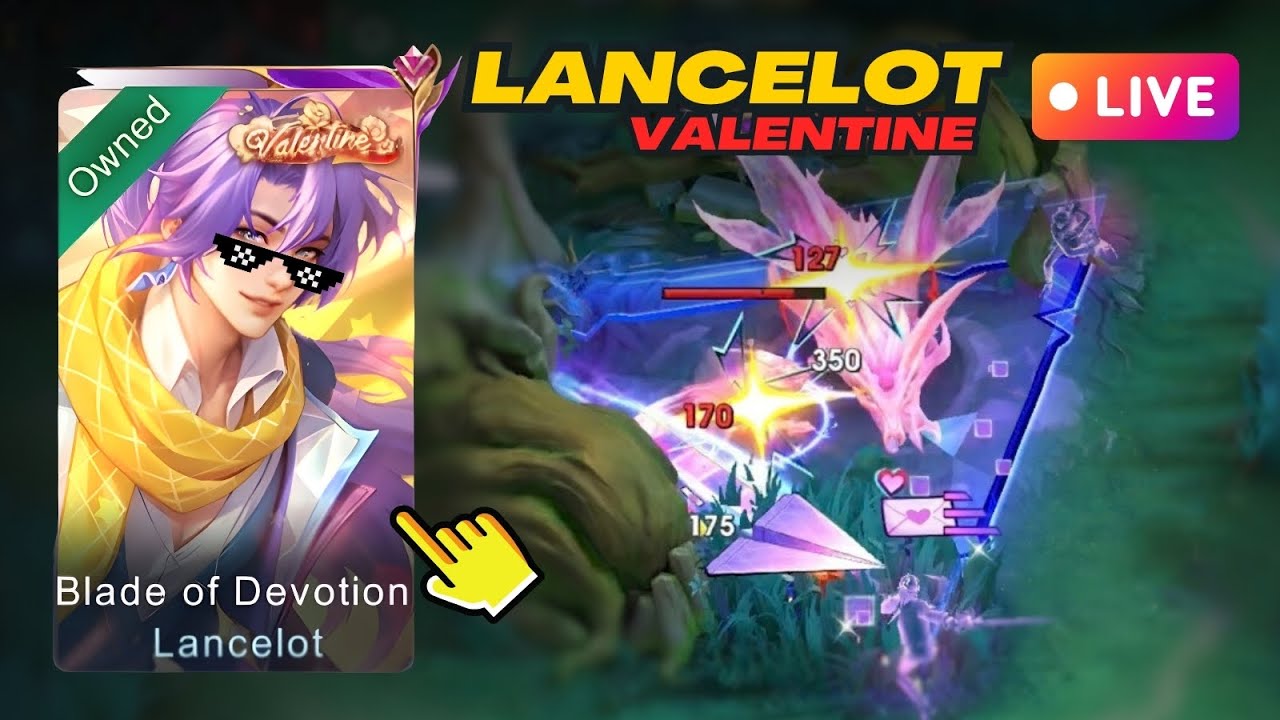 MLBB Live Lancelot Valentine New Skin 2026 UPDATE