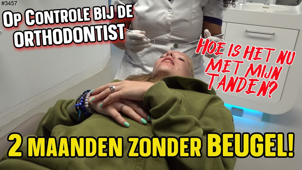 Langs de ORTHODONTIST. Voor mijn NACHTBEUGEL. Hoe gaat het met mijn TANDEN? #ortho #3457