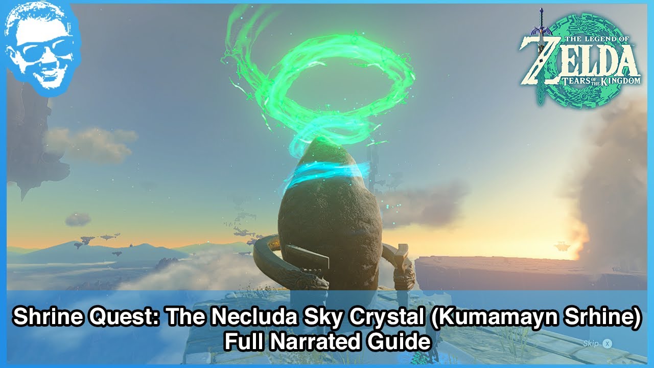Shrine Quest: The Necluda Sky Crystal (Kumamayn Shrine) - Full Narrated Guide - Tears of the Kingdom