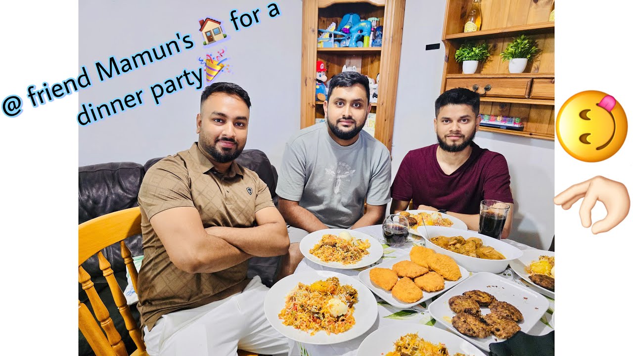 Bondhu Mamun invite us for dinner to his 🏠. 😋🍽️🥘 
