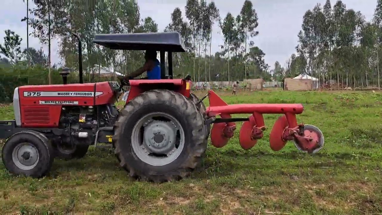 MF 375 tractor cultivation Siaya county