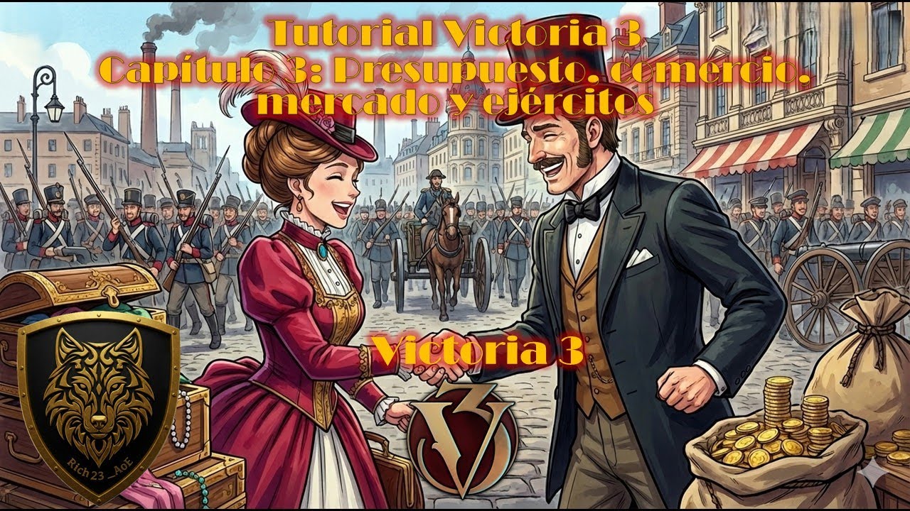 Tutorial Victoria 3 | Capítulo 3: Presupuesto, comercio, mercado y ejércitos