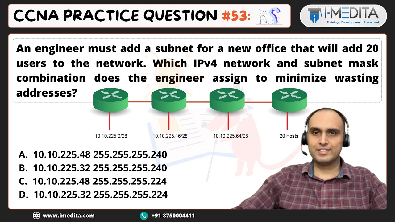 #53 - CCNA Practice Questions & Answers | CCNA Exam Questions in Hindi