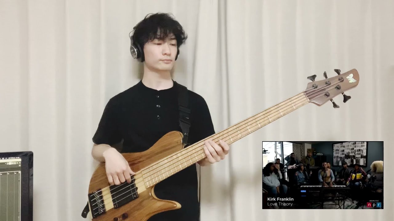 【Tiny Desk(Home)Concert : Kirk Franklin - Love TheoryのBassを弾いてみた】