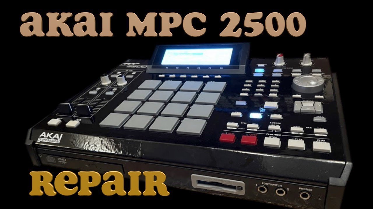 AKAI MPC 2500 Repair and Fixed (EZAS/Sampler Restore/LCD Replacement
