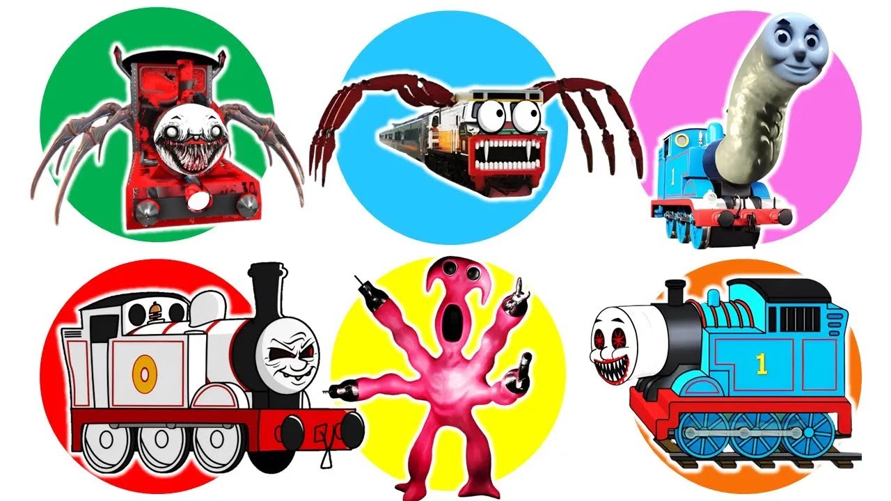 Spin Wheel Kereta Timothy, Thomas Lipan, Kereta Api Eater, Choo Choo Charles, ThomasTrain Syringeon
