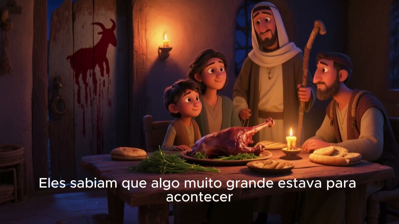 A Primeira P&aacute;scoa: Deus Liberta o Seu Povo &ndash; Hist&oacute;ria B&iacute;blica Infantil