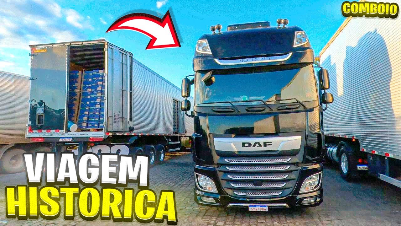 VIAGEM HISTORICA COM MEUS 3 CAMINHÕES JUNTOS 😍