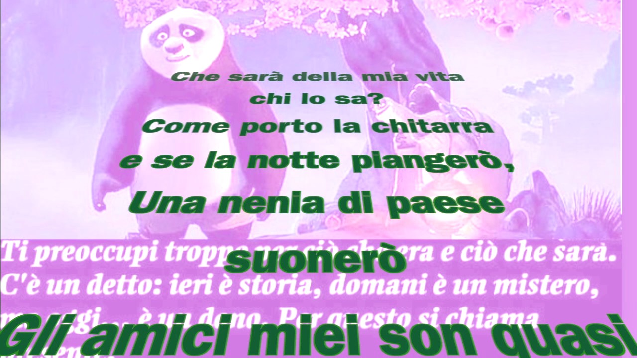 Testo/Lyric Che Sarà