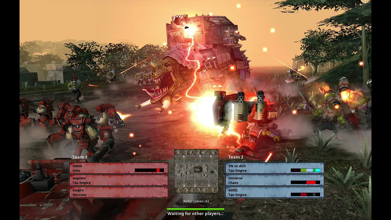 Warhammer 40K Dawn of War Definitive Edition (DE) PVP 3v3 as Tau